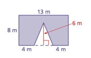 Find the area of the shaded region. Do not label your answer. Help ASAP!!!!!!!!-example-1