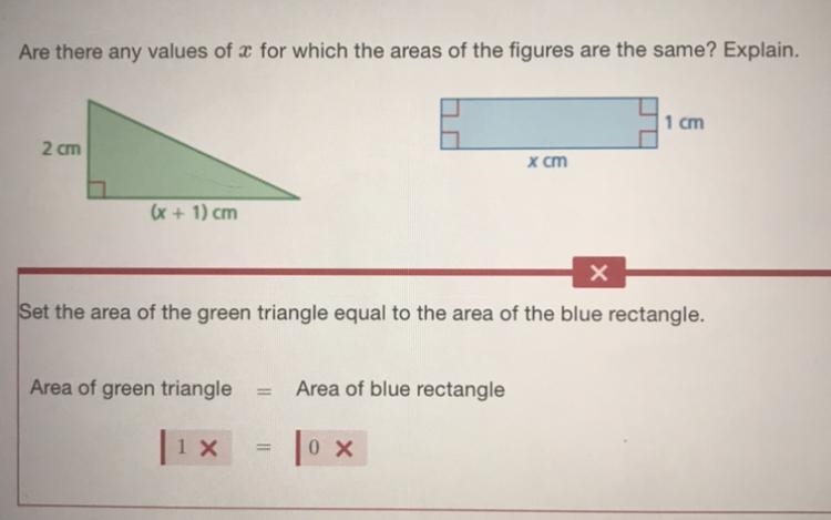 Please help me the answers with an x next to them are wrong, and it’s not the other-example-1