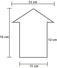 On a bicycle trail, the city is painting arrows like the one shown below: Calculate-example-1