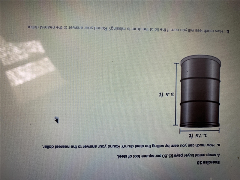 Solve part a and b. Round your answer to the nearest dollar. Due tomorrow! Help!-example-1