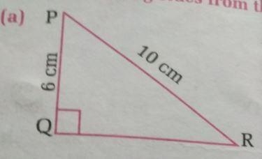 Find the missing sides from the right-angled triangled given below-example-1