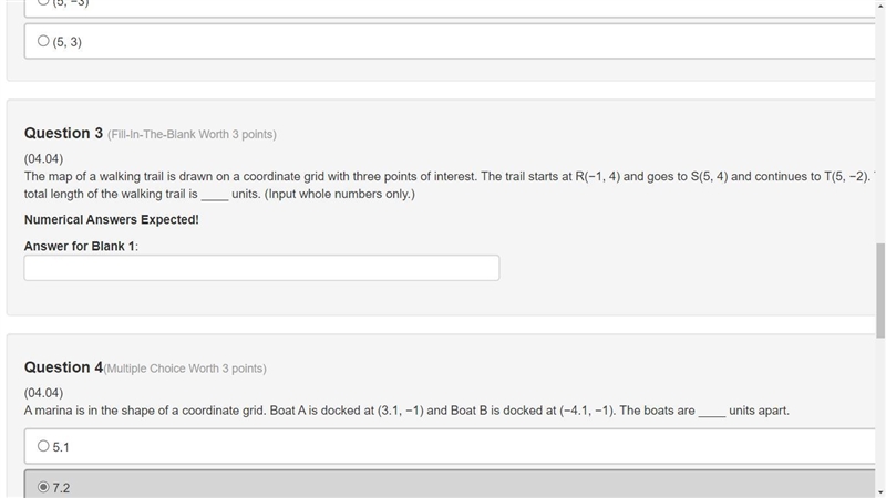 I know how to find the distance of two coordinates but not three could someone help-example-1