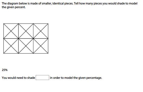 The diagram below is made of smaller, identical pieces. Tell how many pieces you would-example-1