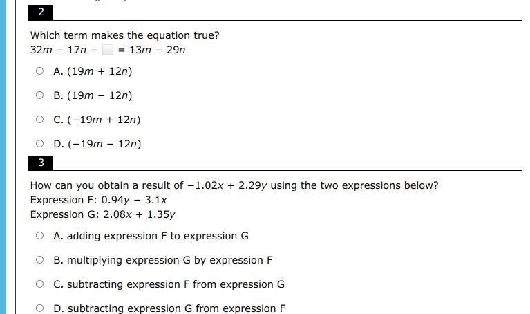 Do 2 and 3, please. show all your work-example-1