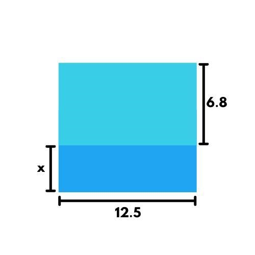 Two rectangular properties share a common side. Lot A is 12.5 meters wide and 6.8 meters-example-1