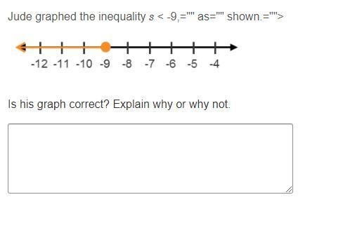 PLEASE PLEASE HELP ME Jude graphed the inequality s-example-1