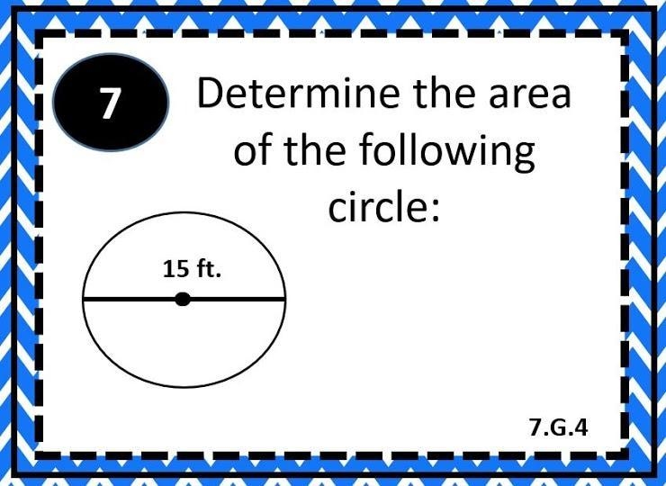 Circles - Radius, Diameter, Area and Circumference-example-1