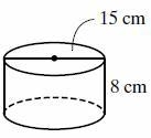 Find the surface area of the cylinder. Round to the nearest whole number. A. 553 cm-example-1