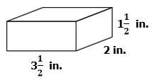 A student has a box in the shape of a rectangular prism, as shown. Which expression-example-1