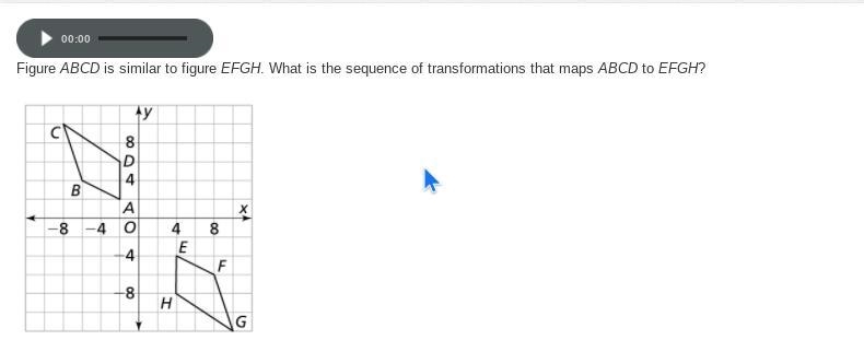 (HELP ASAP!!! AND USE THE PICTURES!!) Figure ABCD is similar to figure EFGH. What-example-1