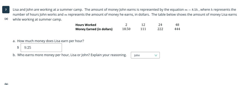 I just need someone to tell me who earns more money per hour, and explain how-example-1