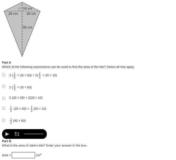 Which equations can be used to find the area?-example-1