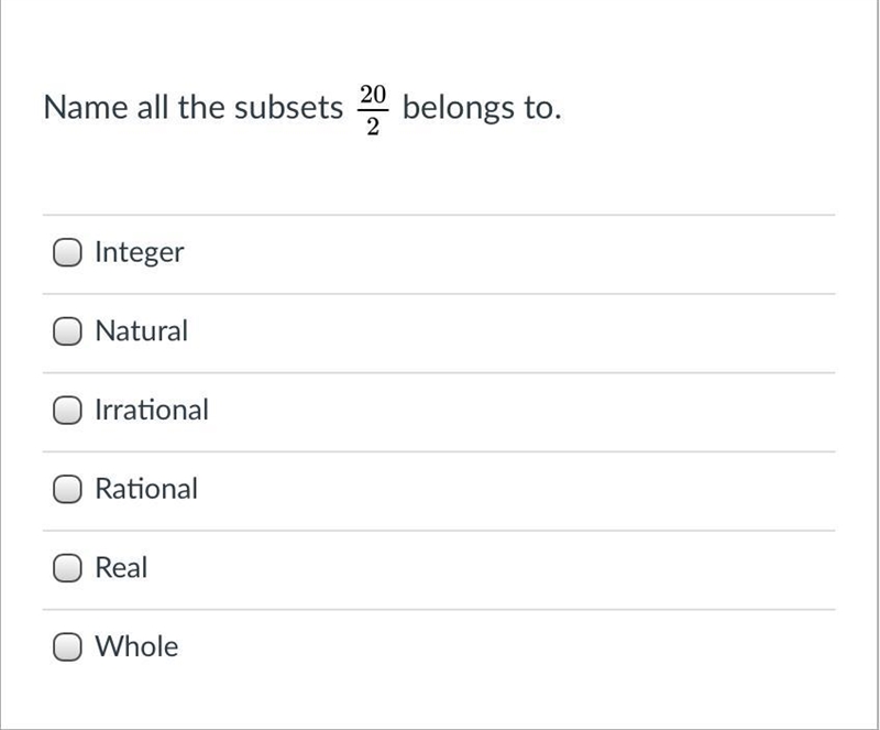 What are all the Subsets?-example-1