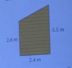 *DIAGRAM IN PICTURE* The diagram shows the side wall of a shed. Calculate the length-example-1