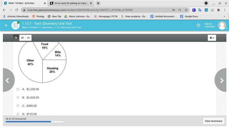 The circle graph represents a family’s monthly budget. If the total monthly budget-example-1