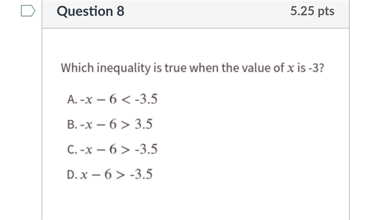 I need help to find the true value of x is -3-example-1