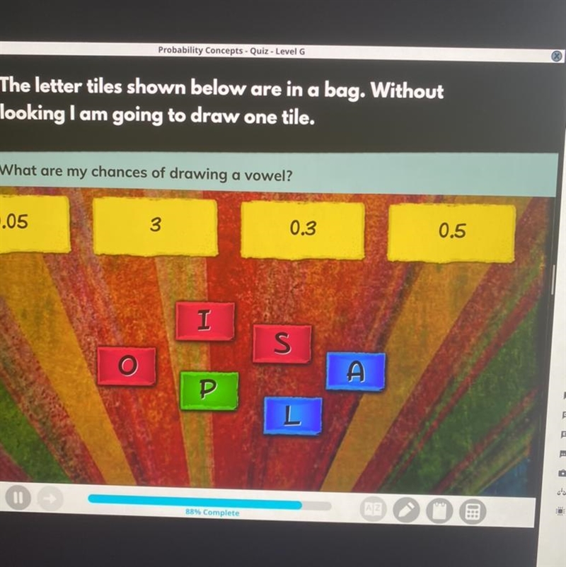 Help please the first answer says 0.05-example-1