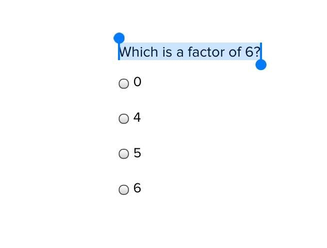 Which is a factor of 6?-example-1