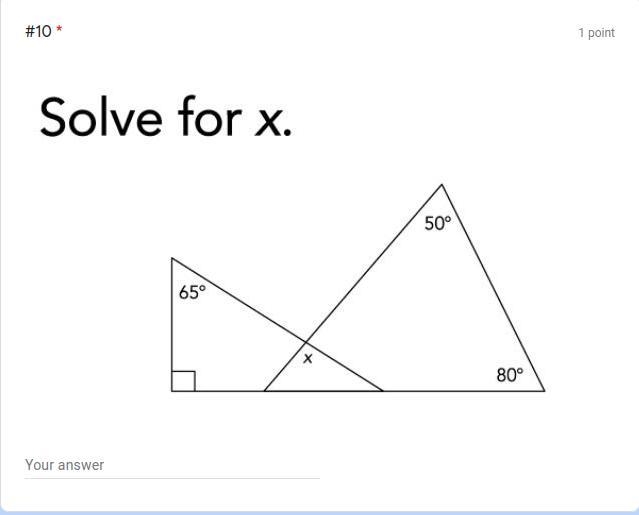 SOLVE FOR X, GEOMETRY-example-1