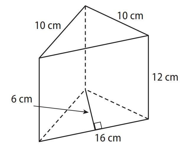 Find the surface area of the solid figure. The surface area of the figure is (use-example-1