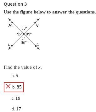 Use the figure below to answer the questions. Find the value of x-example-1