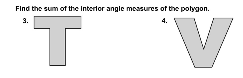 Can someone please help me find the sum of each interior angle measure of the polygon-example-1