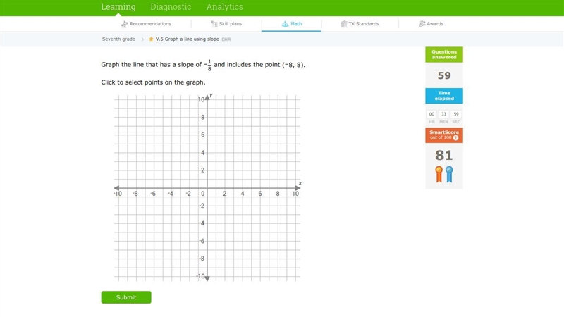 I need help with this!! im supposed to get to a smartscore of 85.-example-1