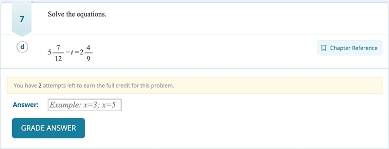 Asking AGAIN cause a bot answered :( 5 7/12-t=2 4/9: Find out what "T" is-example-1