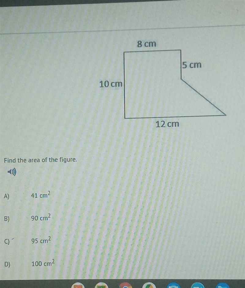 Find the area of the figure​-example-1