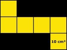 HELPP THIS IS MY LAST QUESTION Each square in the picture below is 10cm^2. If the-example-1