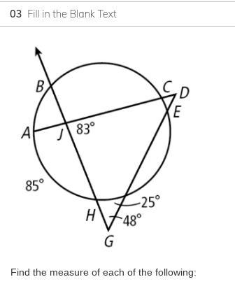 Find the measure of each of the following-example-1