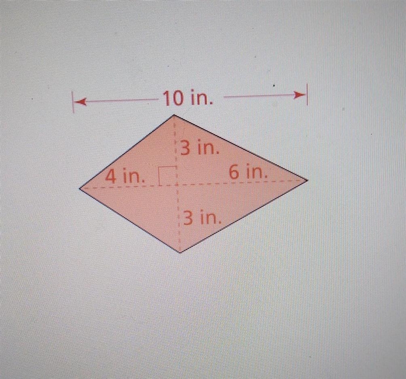 Find the area of the trapezoid and the area of the kite. ​-example-1