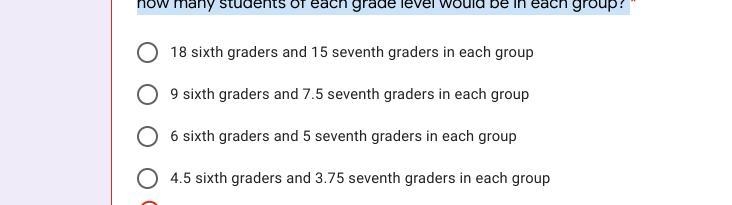 A school chorus has 90 sixth grade students and 75 seventh grade students. The music-example-1