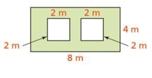 3) Find the area of the polygon below. Give your answer as a number with no label-example-1