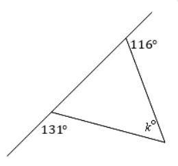 8. solve for k. Shown in the diagram below.-example-1