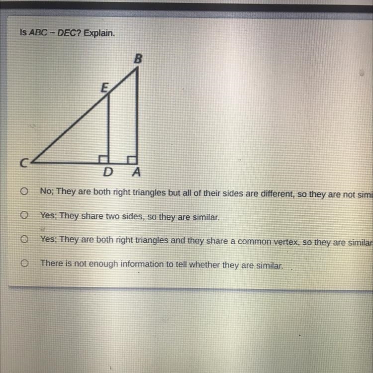 Is ABC-DEC? Explain-example-1