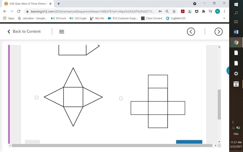 Which net represents the figure? I'll Give Points If The Answer Is Right.-example-3