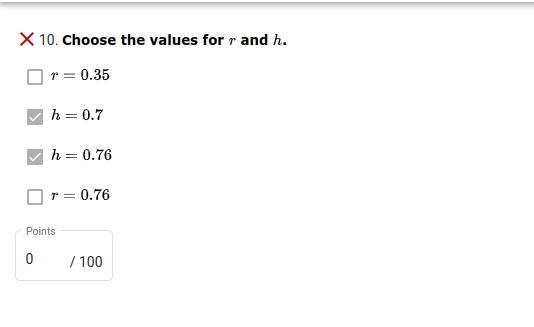 Find the volume of the cone rounded to the nearest tenth. Use 3.14 for π .-example-2