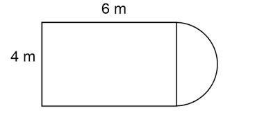 Find the area of the composite shape. A. 36.56 sq m B. 30.26 sq m C. 30.28 sq m D-example-1