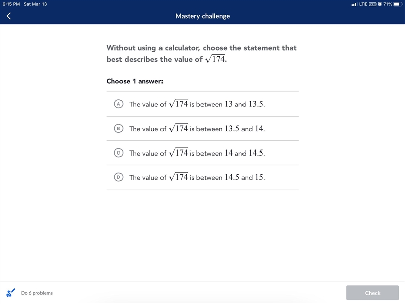 Choose the statement that best describes the value of 174-example-1