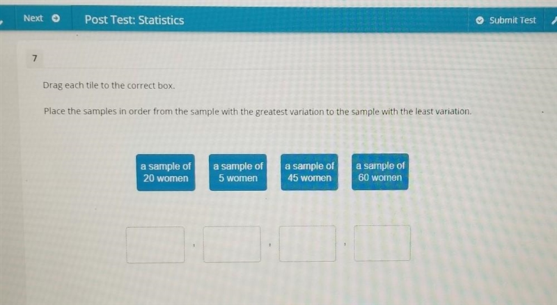 Place the samples in order from the sample with greatest variation to the sample with-example-1