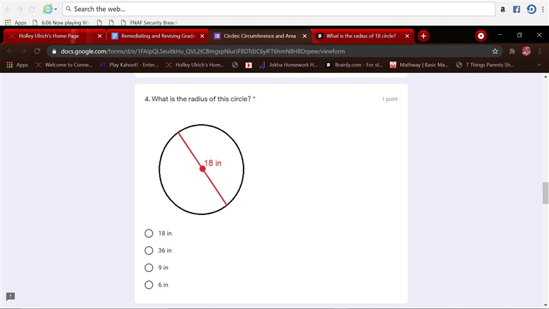 What is the radius of this circle?-example-1