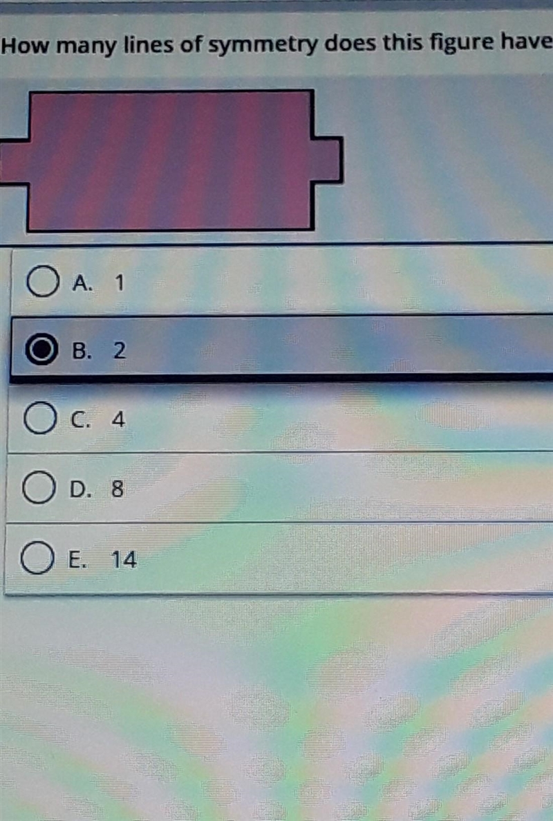 How many lines of symmetry does this figure have?? Dont mind the asnwer I chose it-example-1