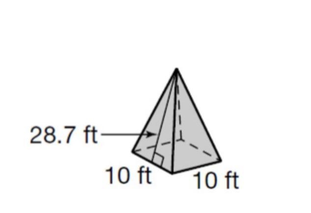 What is the surface area of the figure below? Round your answer to the nearest whole-example-1