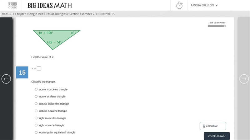 Find the value of x.-example-1