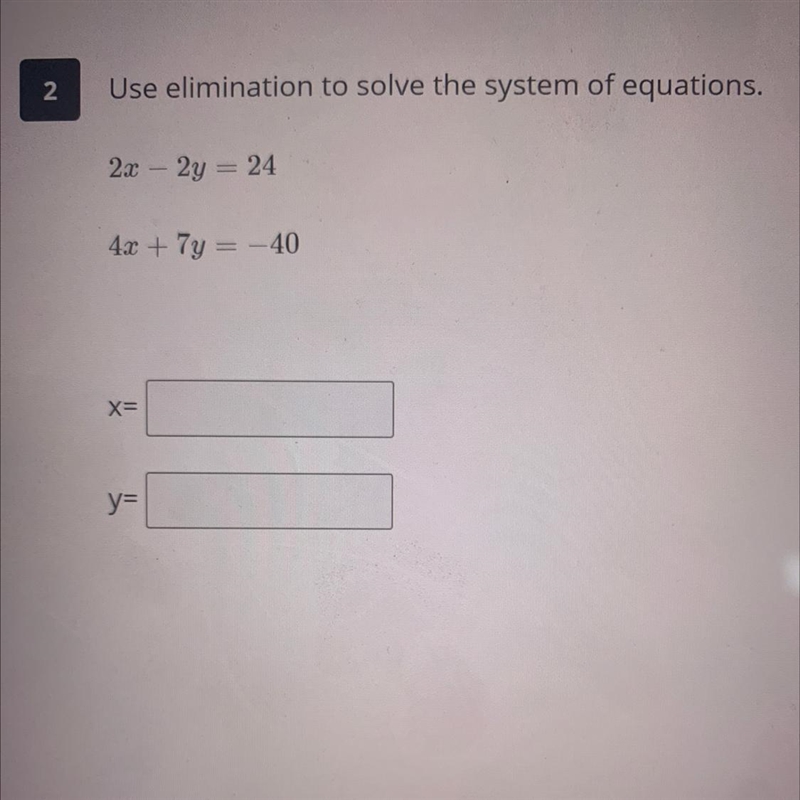 Solve for x and y need help fast.-example-1