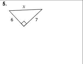 Find the missing side. Round to the nearest. tenth when necessary.-example-1