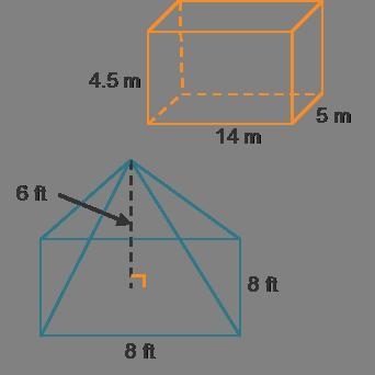 A rectangular prism with a length of 14 meters, width of 5 meters, and height of 4.5 meters-example-1