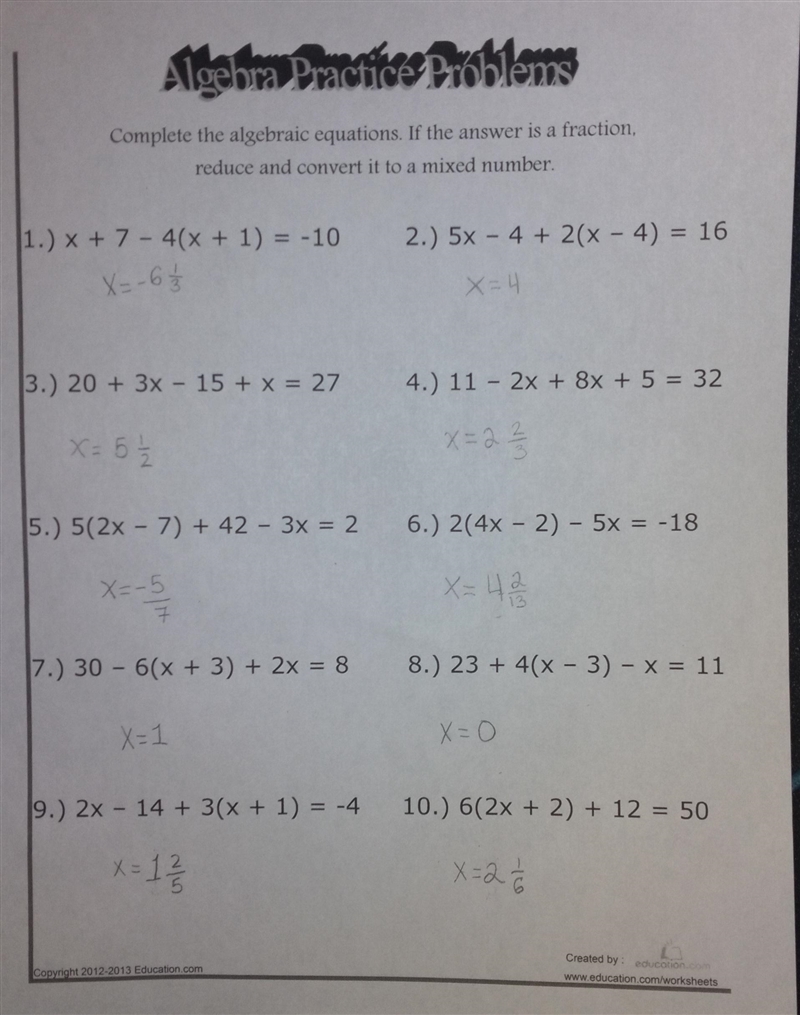 Are these correct. If they're not tell me which and how to solve, please?-example-1