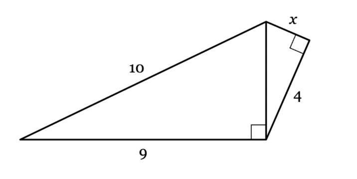 Solve for x. Round to the nearest tenth, if necessary.-example-1